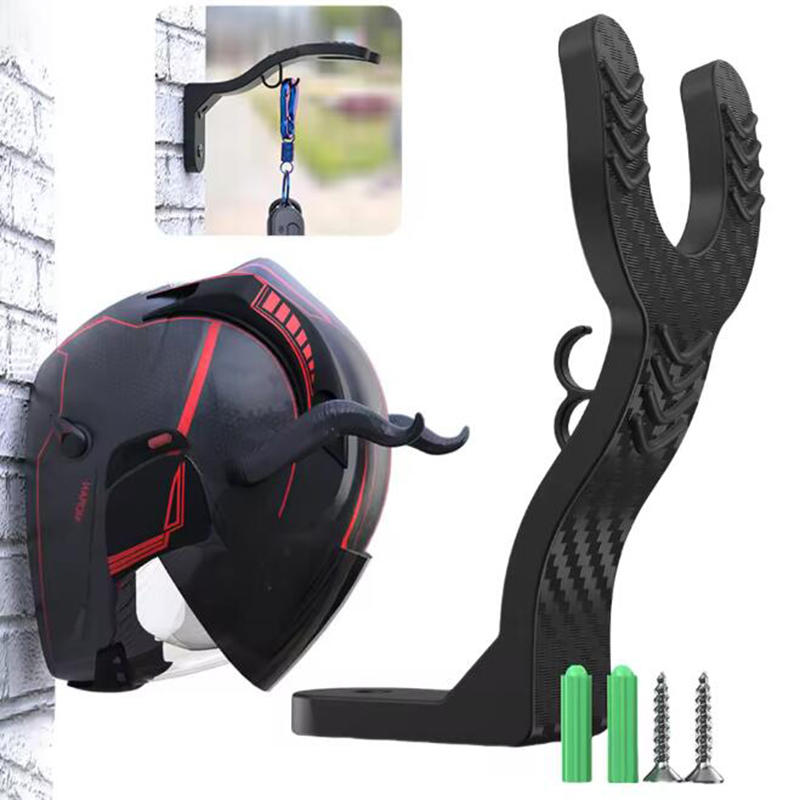 Motorcycle Gear Wall Mount - Motorcycle Helmet Hook Racks Multipurpose Hook