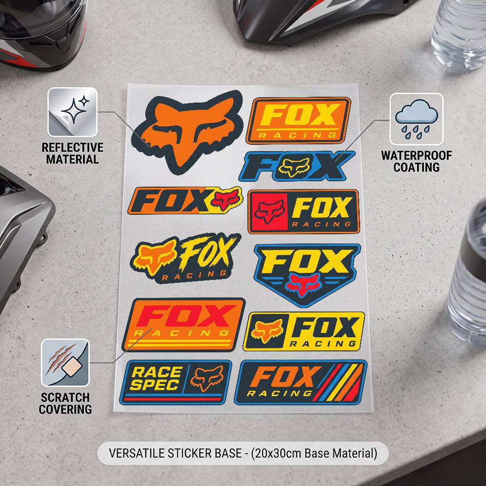 Fox RA-C-ing High Visibility R - Motorcycle Gear Fox 评论和价格