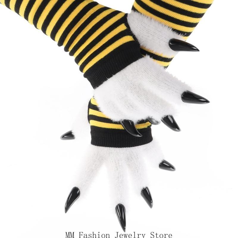 Faux Furs Plush Cats Paws Glov - Motorcycle Gear Fox 评论和价格