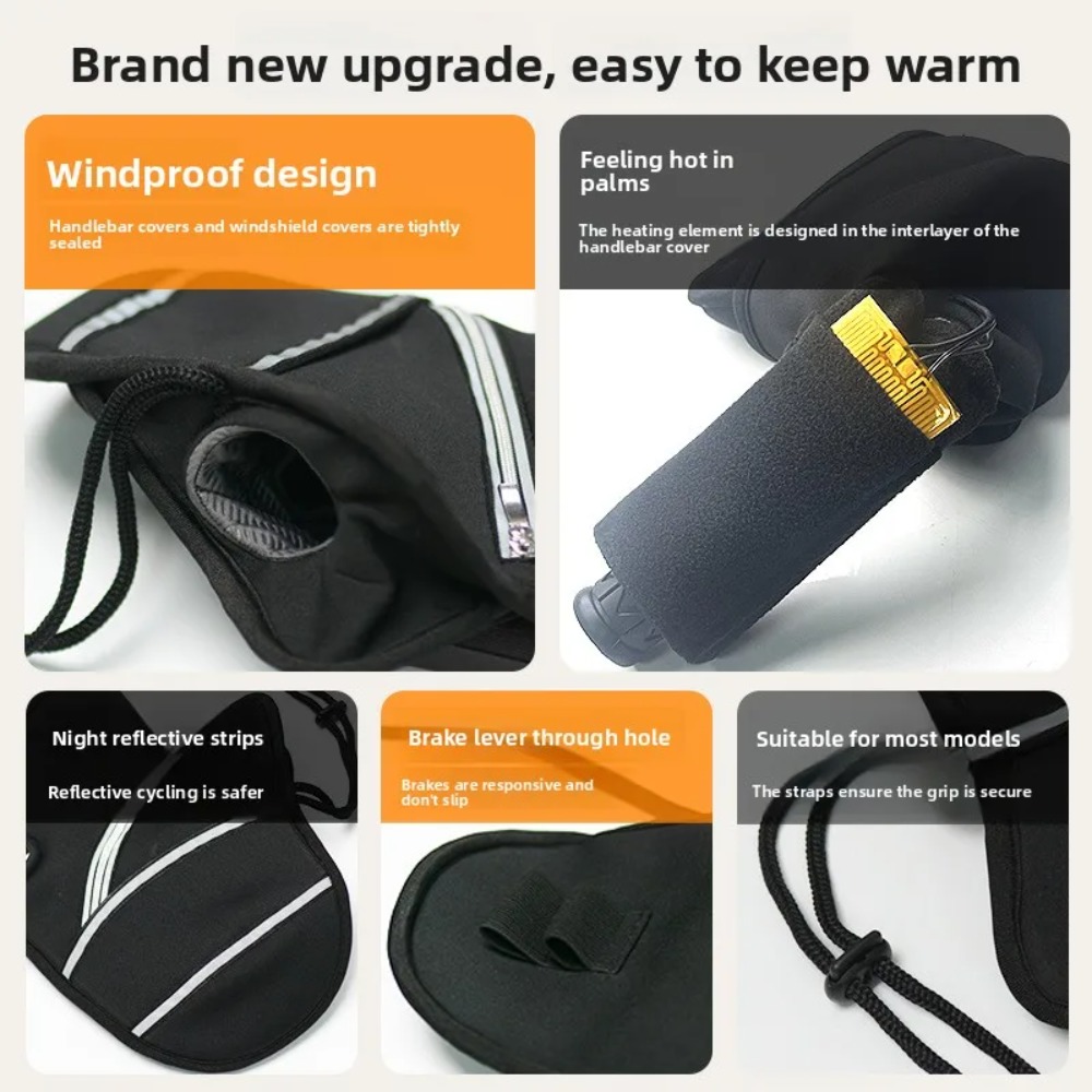 Motorcycle Handlebar Covers Wi - Motorcycle Gear For Winter 评论和价格