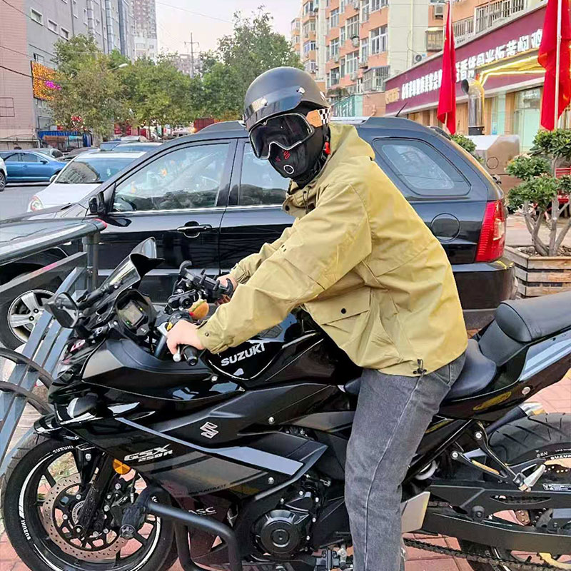 Summer Winter Warm Fleece Moto - Motorcycle Gear For Winter 评论和价格