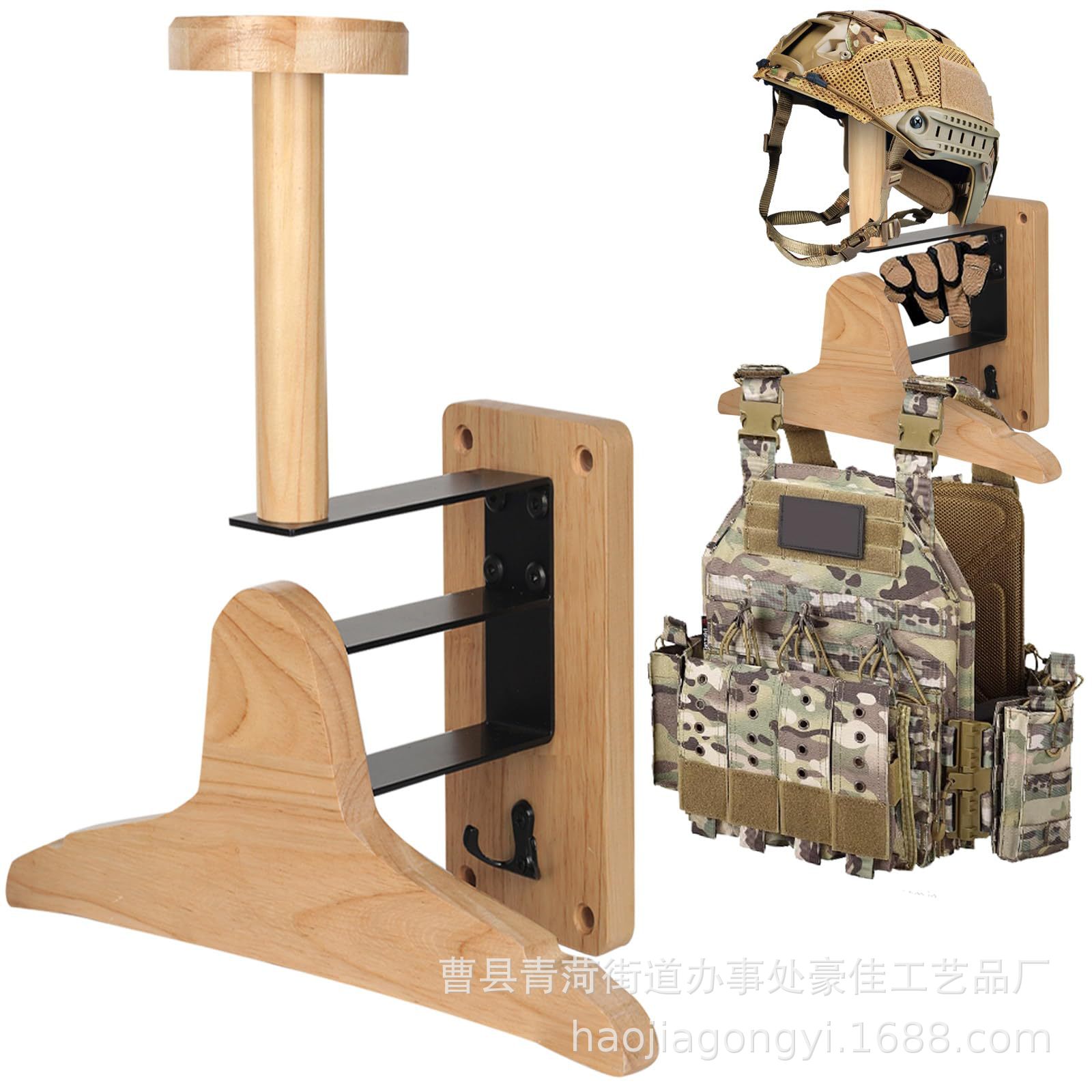 Wall‑Mount Wooden Outdoor Tact - Motorcycle Gear Wall Mount 评论和价格